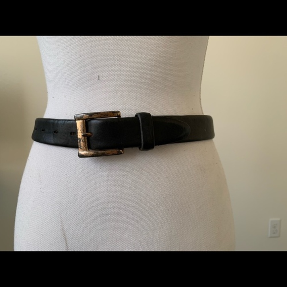 Leather belt